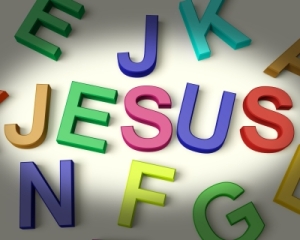 Jesus written in